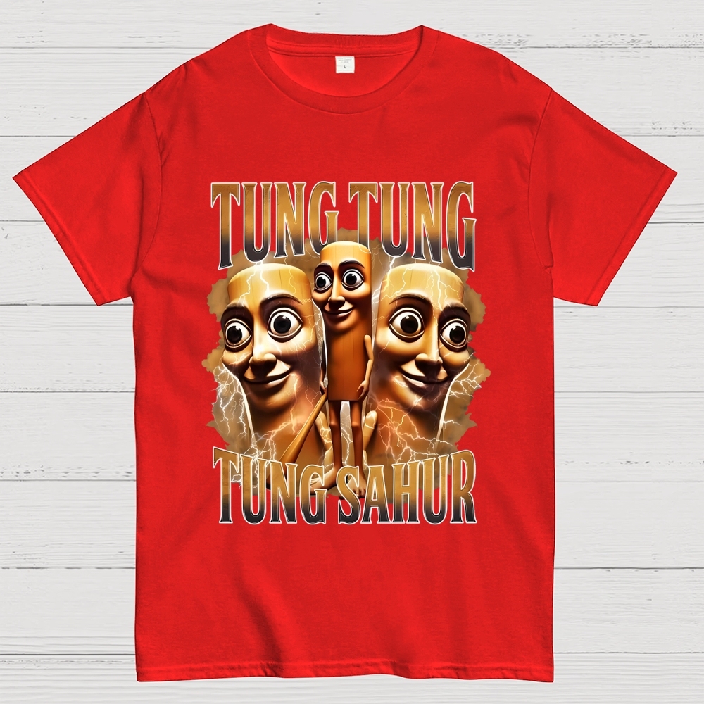 Tung Tung Tung Sahur Unisex Geek T-Shirt
