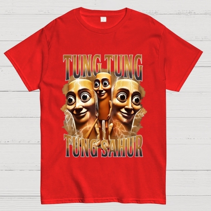 Tung Tung Tung Sahur Unisex Geek T-Shirt