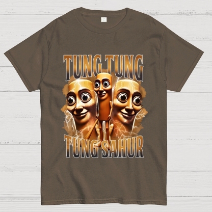 Tung Tung Tung Sahur Unisex Geek T-Shirt
