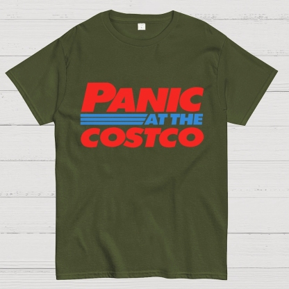 PANIC AT THE COSTCO Unisex Geek T-Shirt