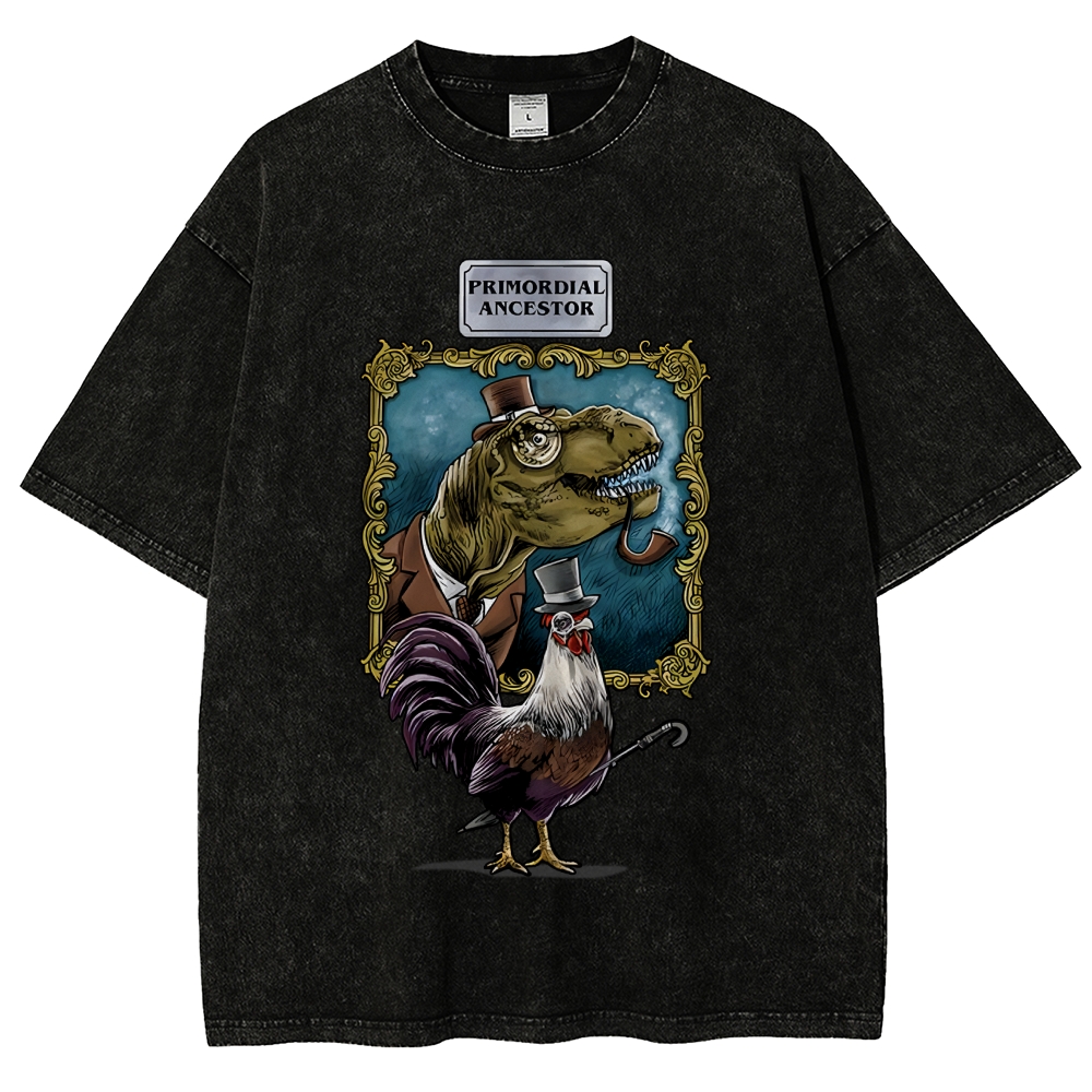 Primordial Ancestor Vintage Distressed T-shirt