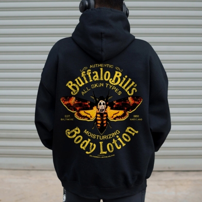 The Silence Of The Lambs Buffalo Billis Printed Back Unisex Cotton Hoodie