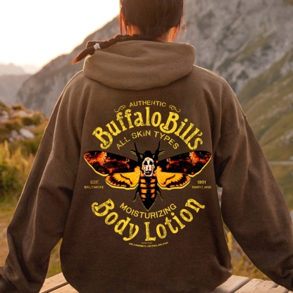 The Silence Of The Lambs Buffalo Billis Printed Back Unisex Cotton Hoodie