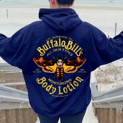 The Silence Of The Lambs Buffalo Billis Printed Back Unisex Cotton Hoodie