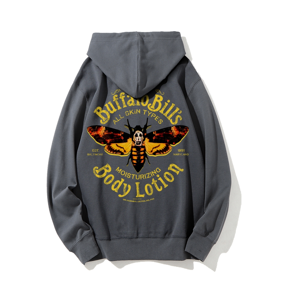 The Silence Of The Lambs Buffalo Billis Printed Back Unisex Cotton Hoodie