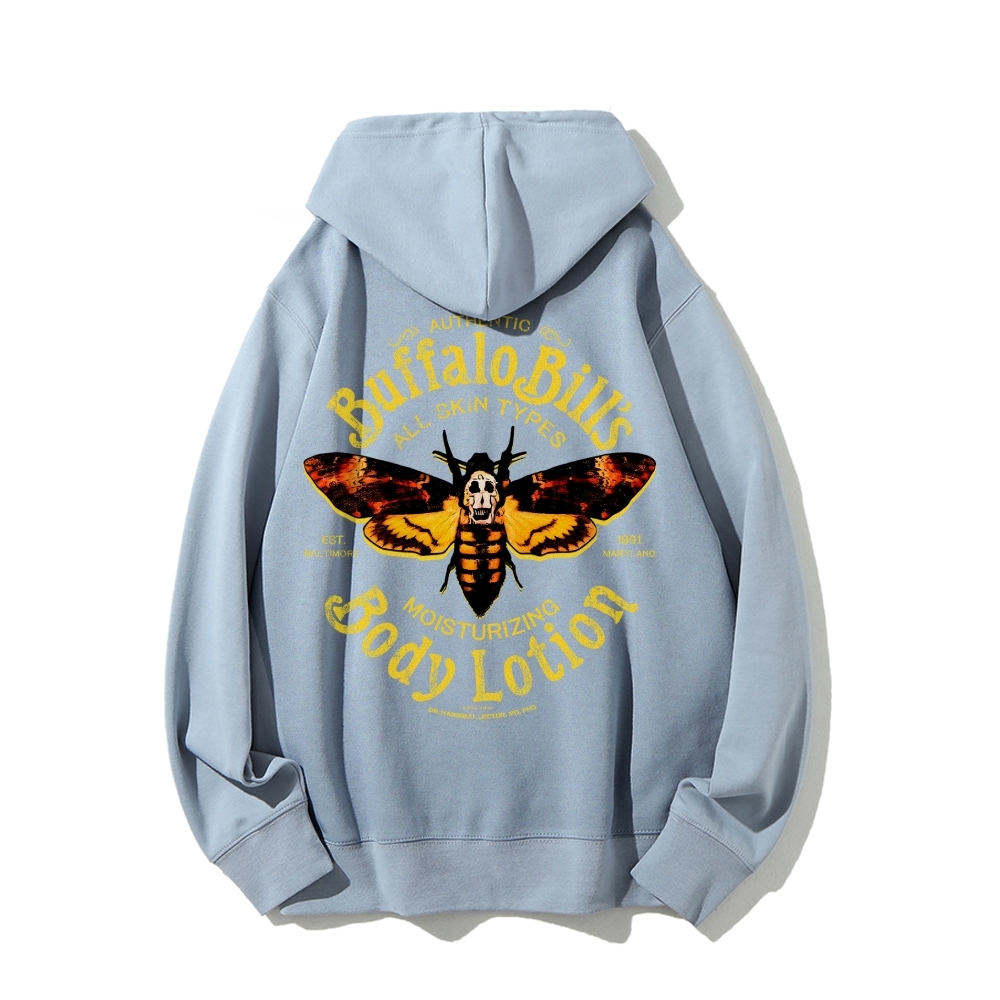 The Silence Of The Lambs Buffalo Billis Printed Back Unisex Cotton Hoodie