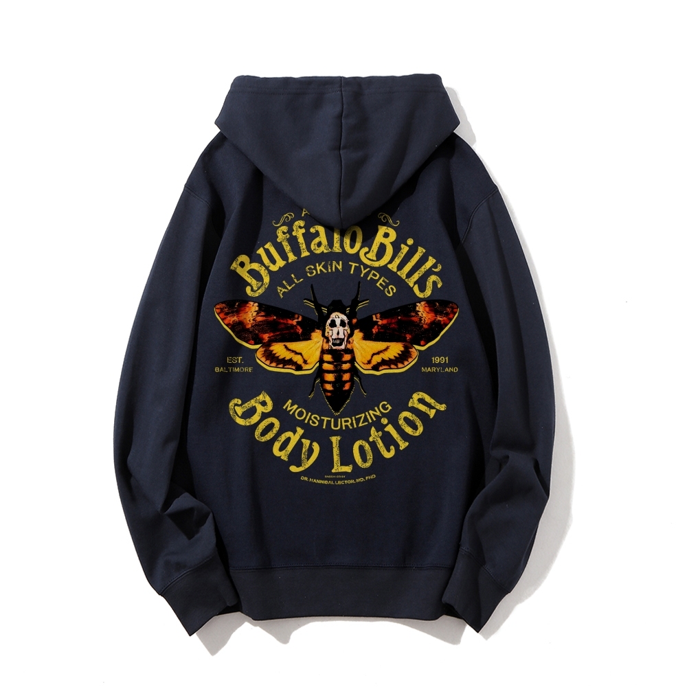 The Silence Of The Lambs Buffalo Billis Printed Back Unisex Cotton Hoodie