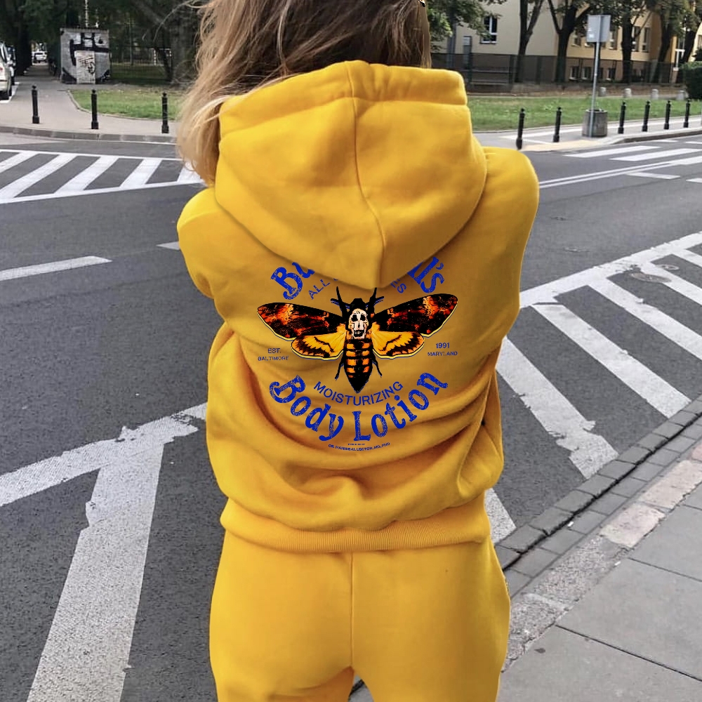 The Silence Of The Lambs Buffalo Billis Printed Back Unisex Cotton Hoodie