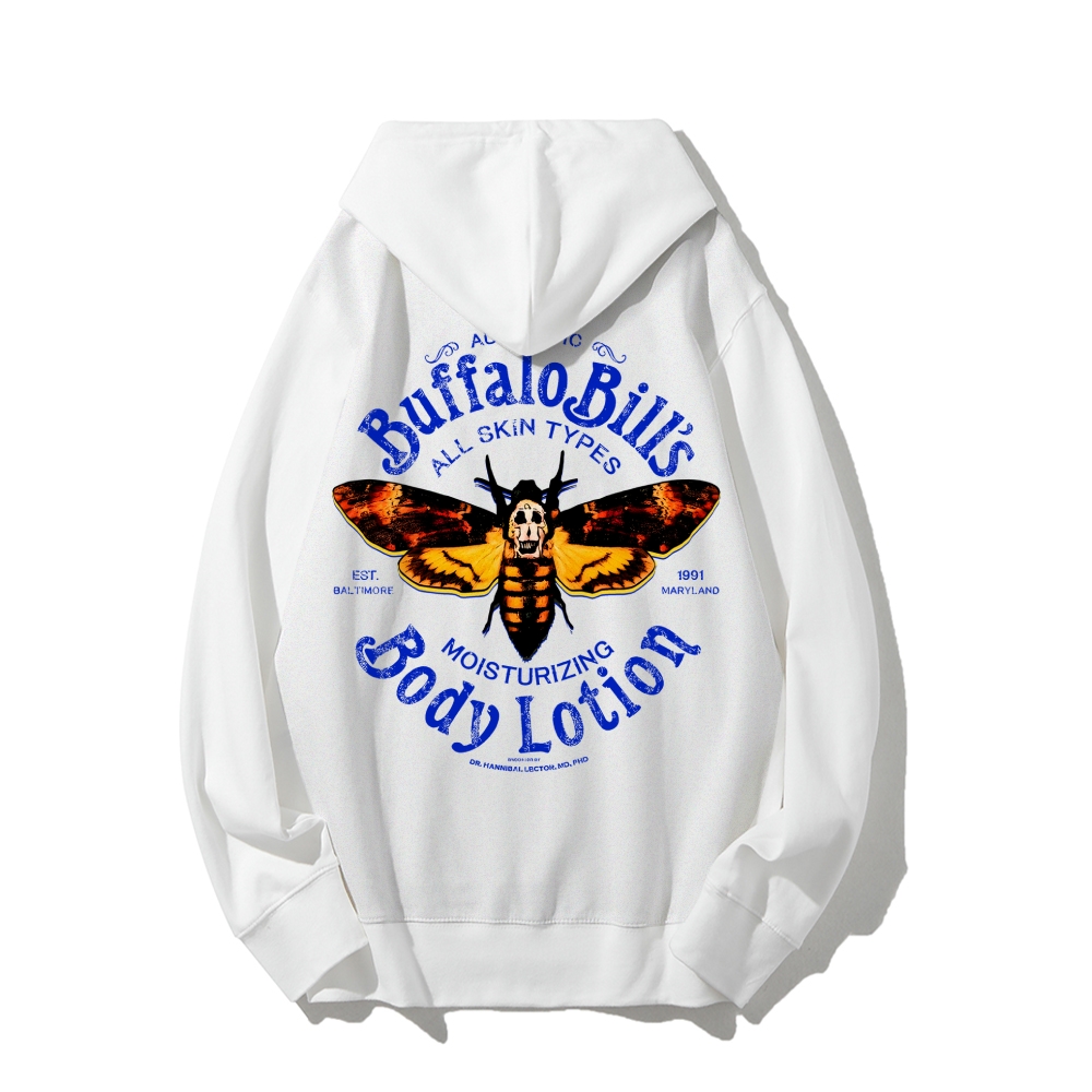 The Silence Of The Lambs Buffalo Billis Printed Back Unisex Cotton Hoodie