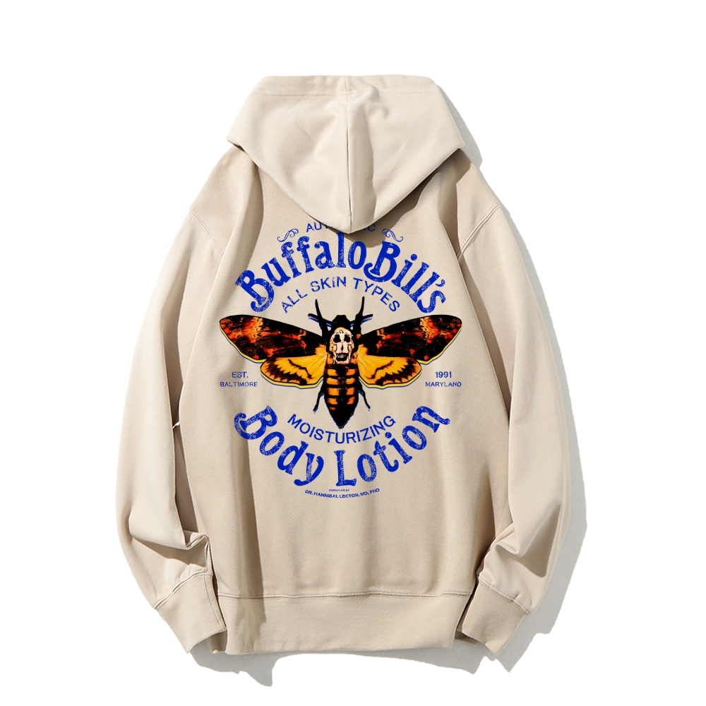 The Silence Of The Lambs Buffalo Billis Printed Back Unisex Cotton Hoodie