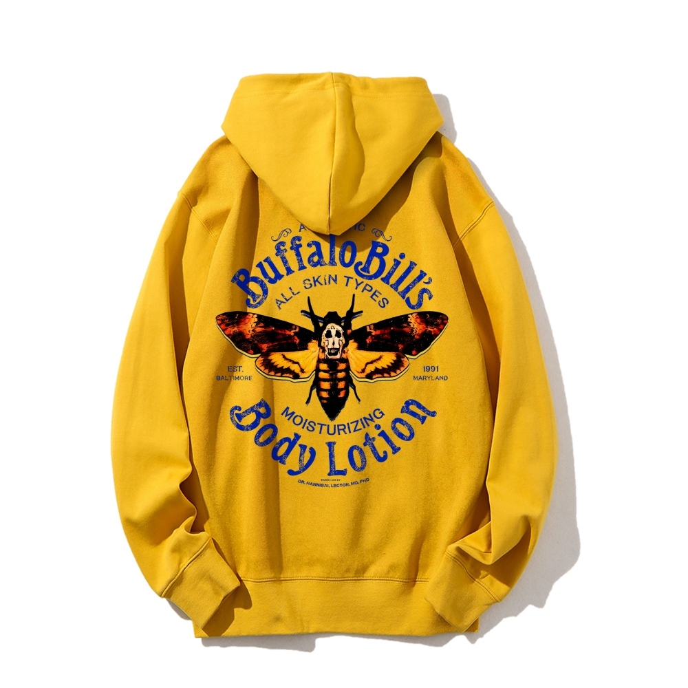 The Silence Of The Lambs Buffalo Billis Printed Back Unisex Cotton Hoodie