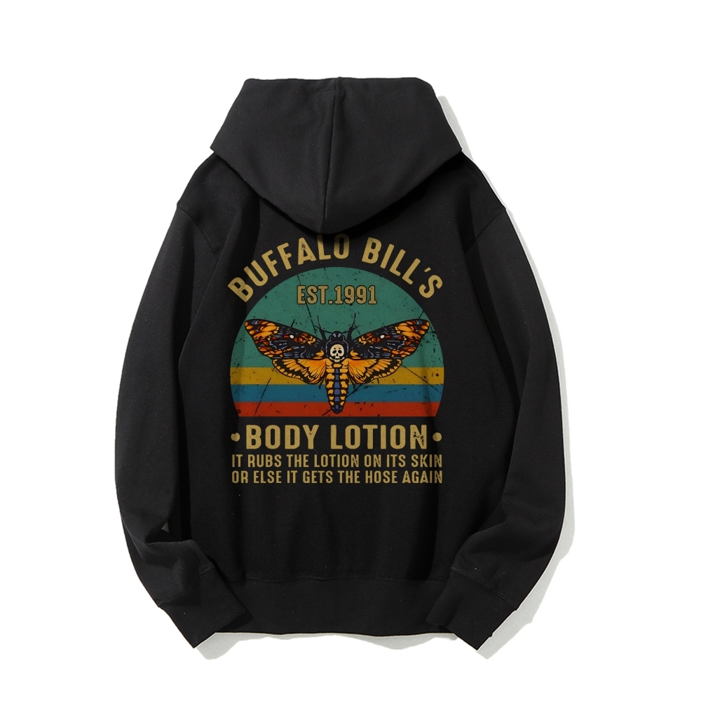 The Silence Of The Lambs Buffalo Billis Printed Back Unisex Cotton Hoodie