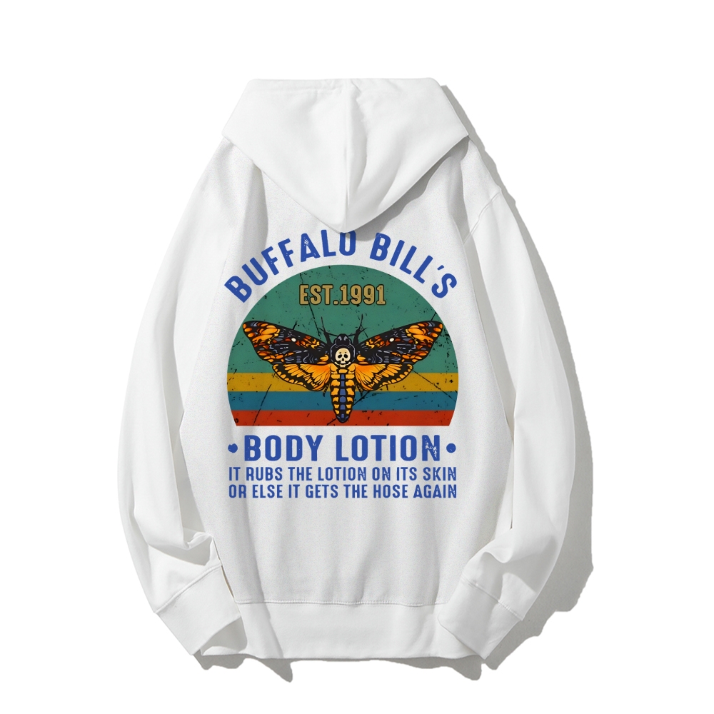 The Silence Of The Lambs Buffalo Billis Printed Back Unisex Cotton Hoodie