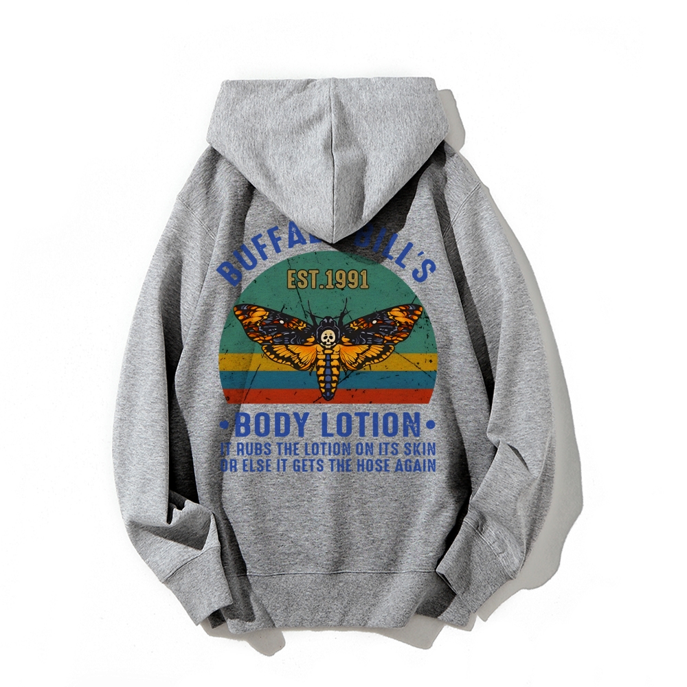 The Silence Of The Lambs Buffalo Billis Printed Back Unisex Cotton Hoodie
