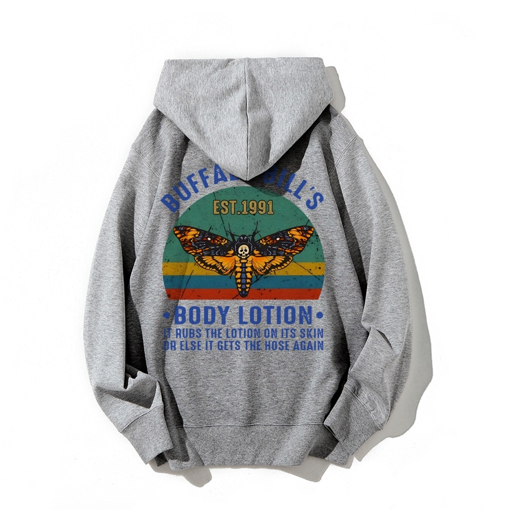 The Silence Of The Lambs Buffalo Billis Printed Back Unisex Cotton Hoodie
