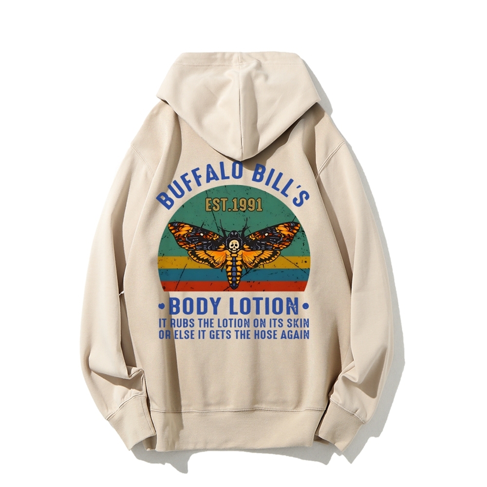 The Silence Of The Lambs Buffalo Billis Printed Back Unisex Cotton Hoodie
