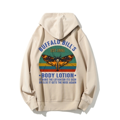 The Silence Of The Lambs Buffalo Billis Printed Back Unisex Cotton Hoodie