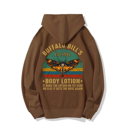 The Silence Of The Lambs Buffalo Billis Printed Back Unisex Cotton Hoodie