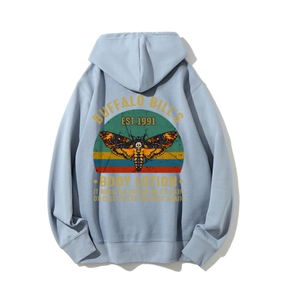 The Silence Of The Lambs Buffalo Billis Printed Back Unisex Cotton Hoodie