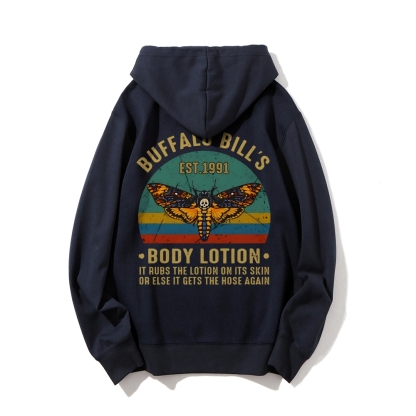 The Silence Of The Lambs Buffalo Billis Printed Back Unisex Cotton Hoodie
