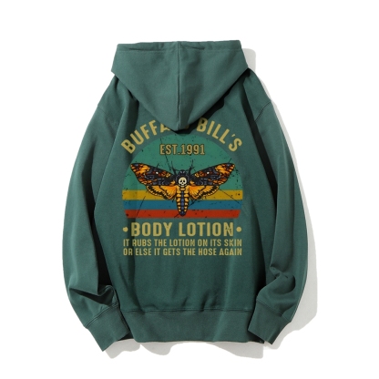 The Silence Of The Lambs Buffalo Billis Printed Back Unisex Cotton Hoodie