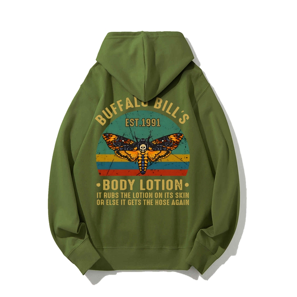 The Silence Of The Lambs Buffalo Billis Printed Back Unisex Cotton Hoodie