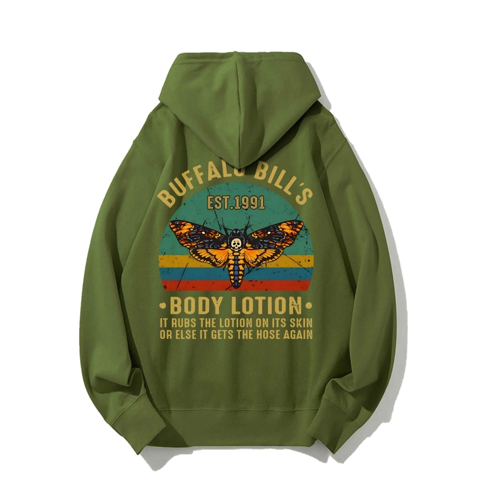 The Silence Of The Lambs Buffalo Billis Printed Back Unisex Cotton Hoodie
