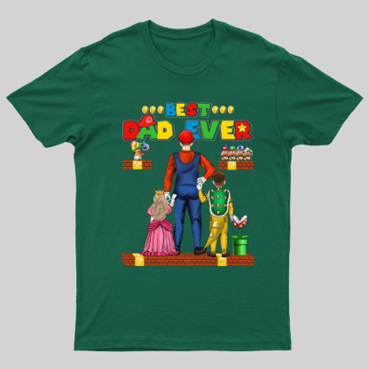 Best Dad Ever Game Geeky T-Shirt