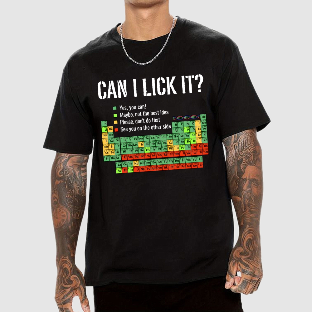 Can I Lick It  Geek T-Shirt