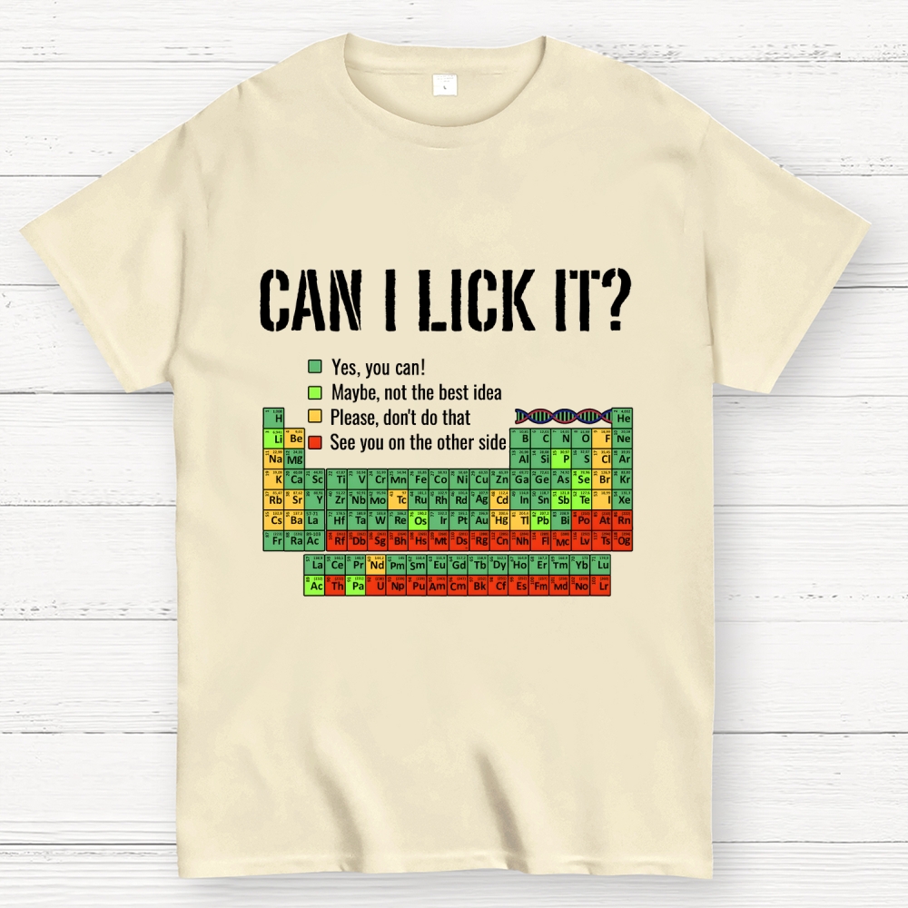 Can I Lick It  Geek T-Shirt