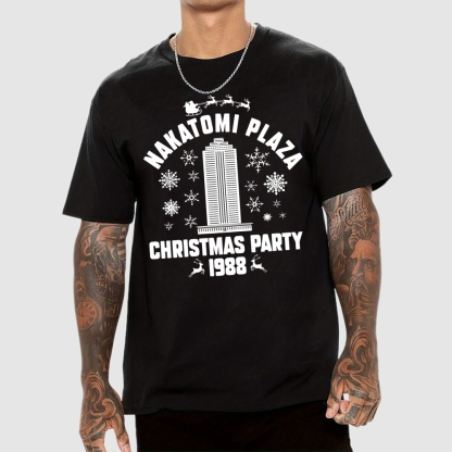 Nakatomi Christmas Party Geek T-Shirt