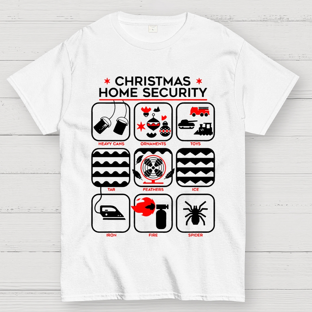 Christmas Home Security Geek T-Shirt