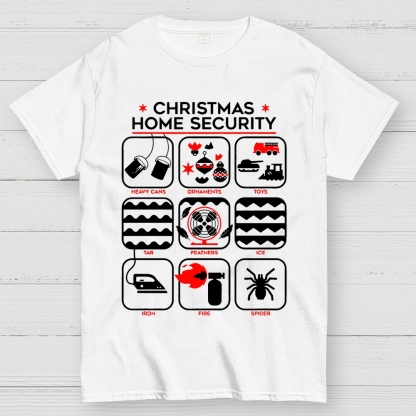 Christmas Home Security Geek T-Shirt