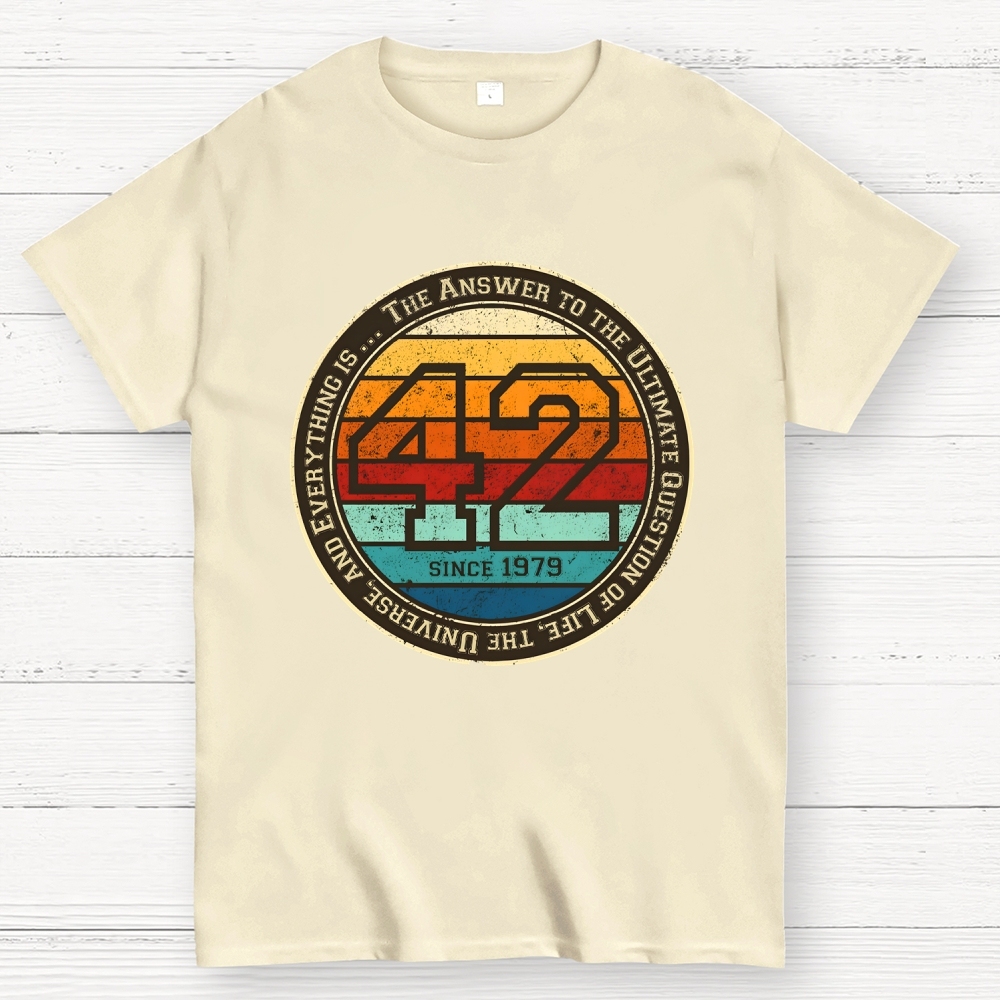 42 Life The Universe And Everything Geek T-Shirt
