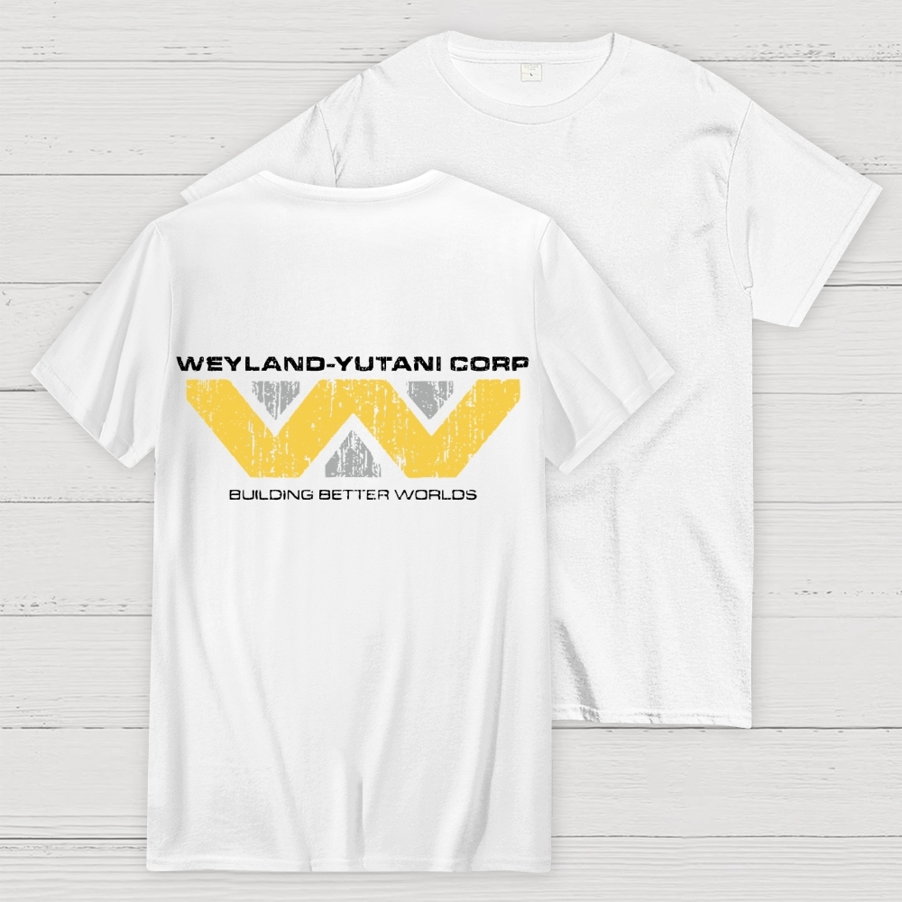 Weyland-Yutani Corp Alien Back Printing Geek T-Shirt