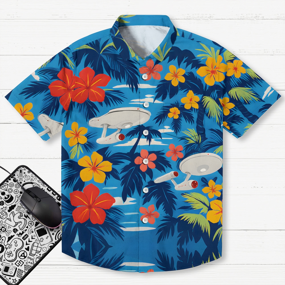 NCC-1701 Flower Geek Hawaiian Shirt