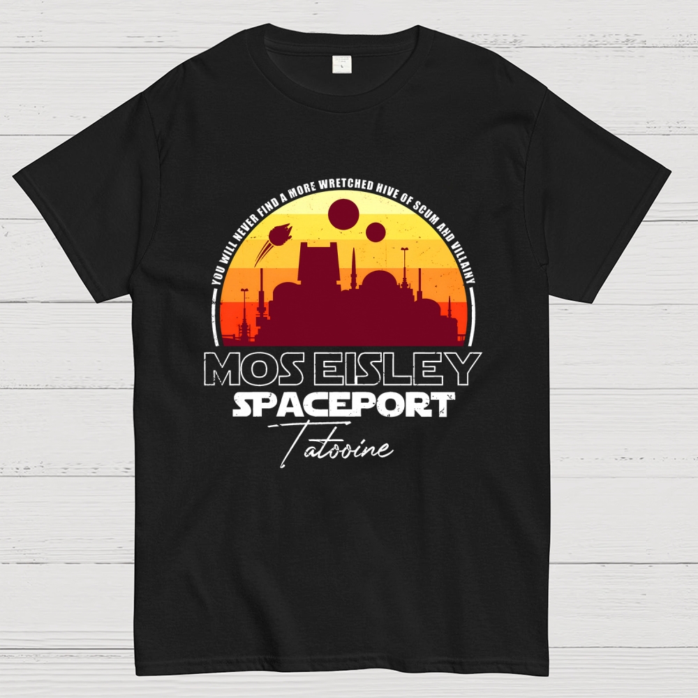 Scum And Villainy Mos Eisley Spaceport Tatooine Geek T-Shirt