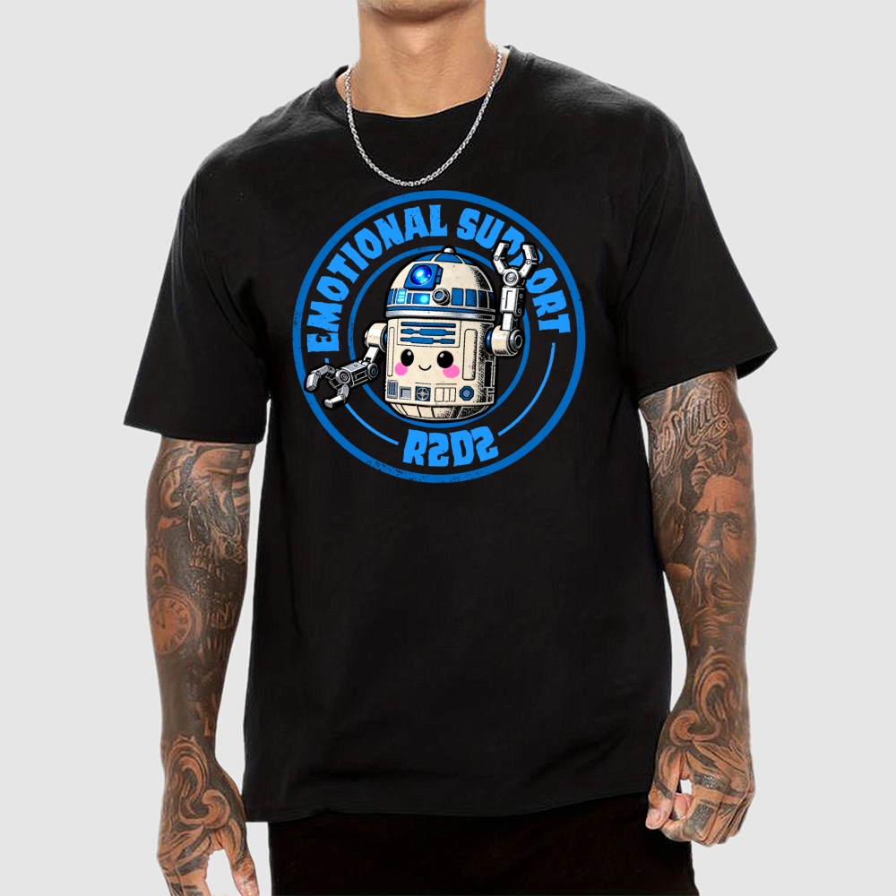 Emotional Support R2D2 Geek T-Shirt