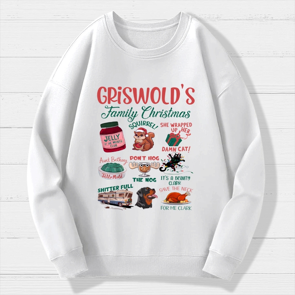 Griswold’s Family Christmas Geek Cotton Sweatshirt