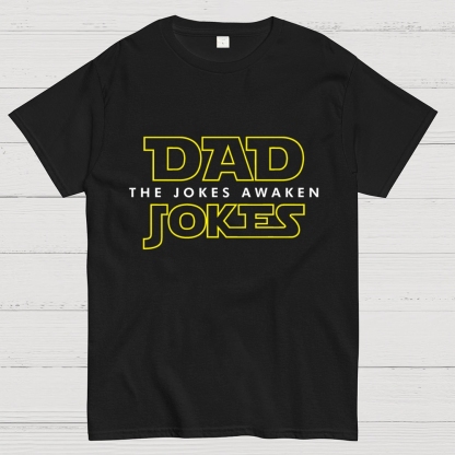 Dad Jokes - The Jokes Awaken Geek T-Shirt 