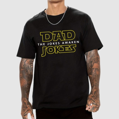 Dad Jokes - The Jokes Awaken Geek T-Shirt 