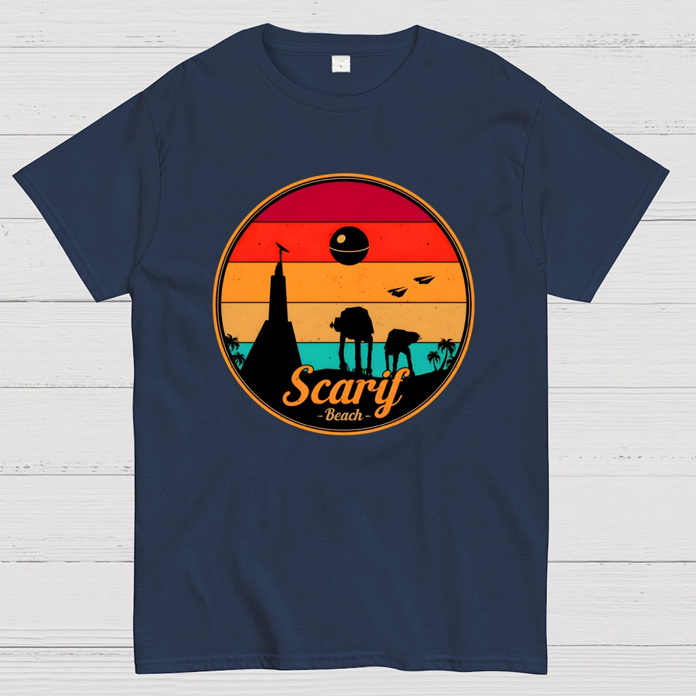 Vintage Scarif Star Battles Geek T-Shirt