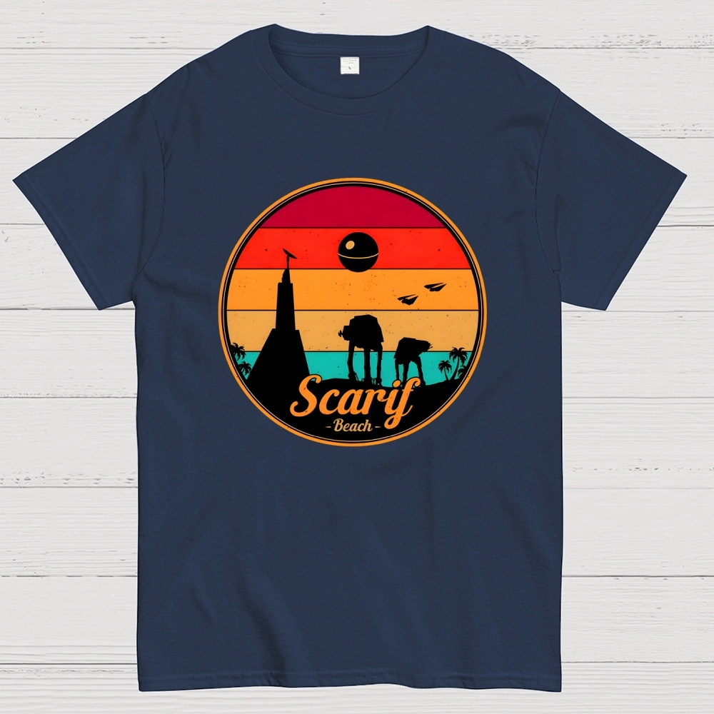 Vintage Scarif Star Battles Geek T-Shirt