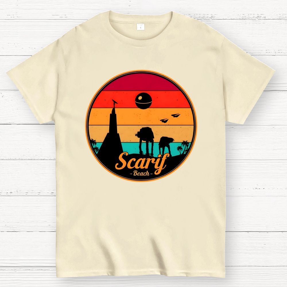 Vintage Scarif Star Battles Geek T-Shirt
