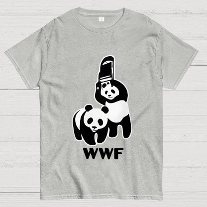 WWF Panda Funny Geek T-Shirt