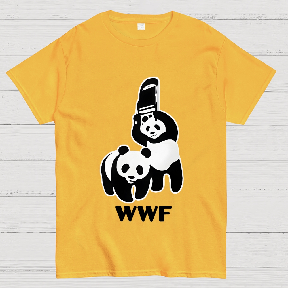 WWF Panda Funny Geek T-Shirt