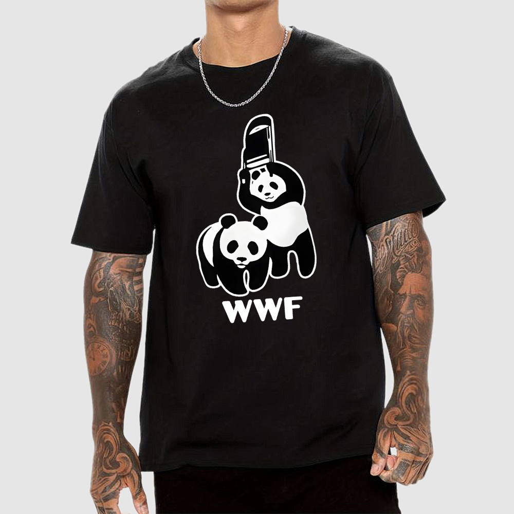 WWF Panda Funny Geek T-Shirt