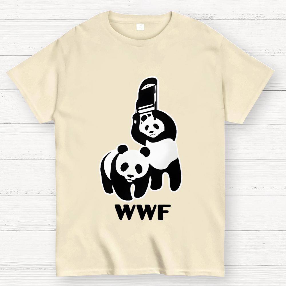 WWF Panda Funny Geek T-Shirt