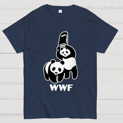 WWF Panda Funny Geek T-Shirt