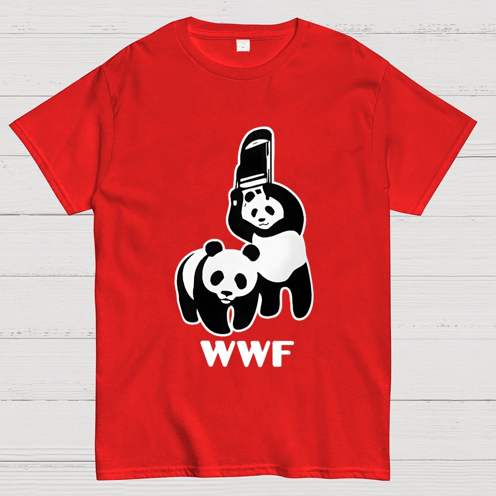 WWF Panda Funny Geek T-Shirt